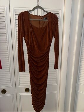 green emerald velvet dress Nova Ruffle Off Shoulder Maxi Dress main image 0